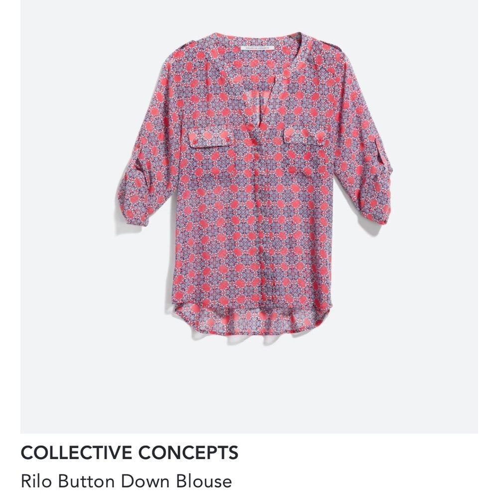 Collective Concepts Rilo‎ Button Down Blouse - image 2